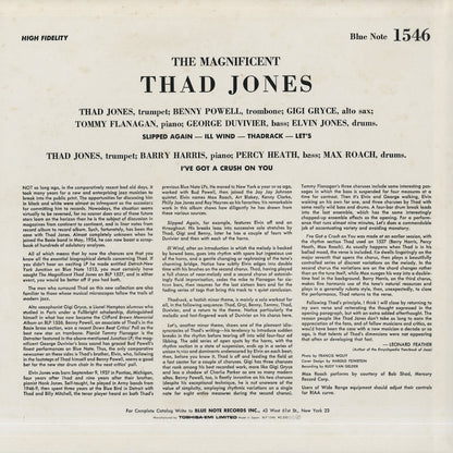 Thad Jones / サド・ジョーンズ / The Magnificent Thad Jones Vol. 3 (BN 1546)