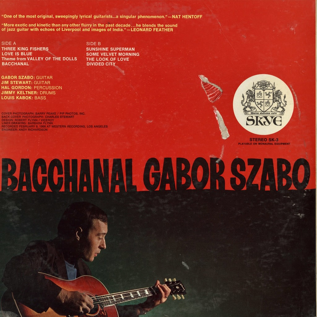 Gabor Szabo / ガボール・ザボ / Bacchanal (SK-3)