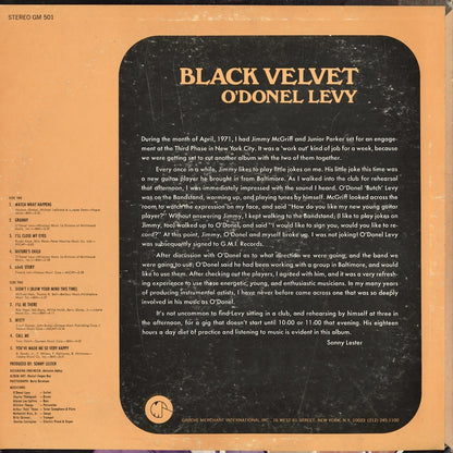 O'Donel Levy - Black Velvet (GM 501) LP 1974 US Groove Merchant｜中古LP