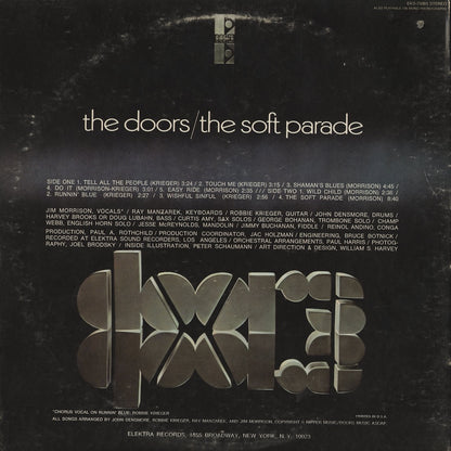 The Doors - The Soft Parade (EKS-75005) LP 1970 US Elektra｜中古LP