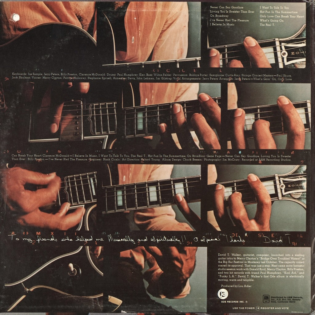 David T. Walker / デヴィッド・Ｔ・ウォーカー / David T. Walker (SP 77011)