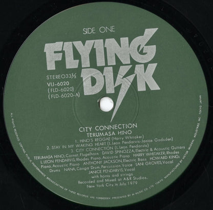 Terumasa Hino - City Connection (VIJ6020) 1979 JPN Flying Disk｜中古LP