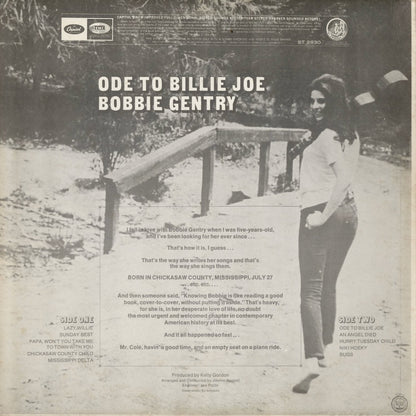 Bobbie Gentry - Ode To Billie Joe (ST-2830) 1967 US Capitol｜中古LP