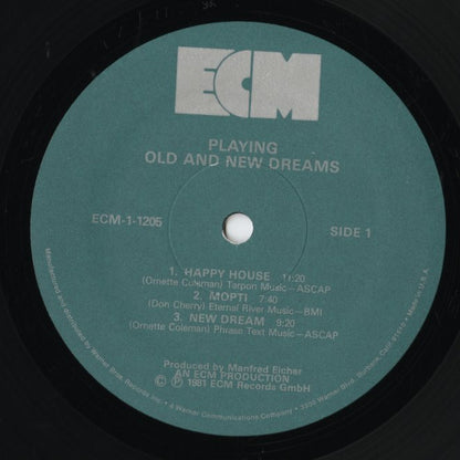 Old And New Dreams - Playing (ECM-1-1205) LP 1981 US ECM｜中古LP