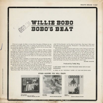 Willie Bobo - Bobo's Beat (SR 52097) 1963 US Roulette｜中古LP