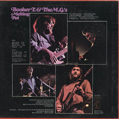 Booker T. & The M.G.'s – Melting Pot (STS-2035) 1970 US Stax｜中古LP