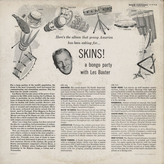 Les Baxter - Skins! (T 774) 1957 US Capitol｜中古LP