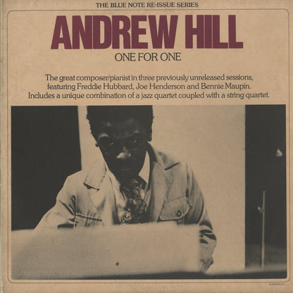Andrew Hill / アンドリュー・ヒル / One For One (BN-LA459-H2)