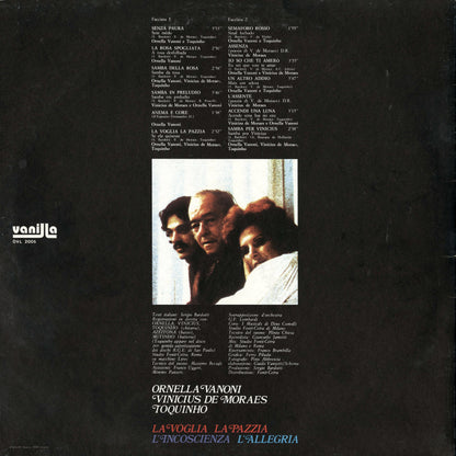 Ornella Vanoni / Vinicius De Moraes / Toquinho / オーネラ・ヴァノーニ　ヴィニシウス・ジ・モライス　トッキーニョ / La Voglia La Pazzia L'Incoscienza L'Allegria (OVL2005)