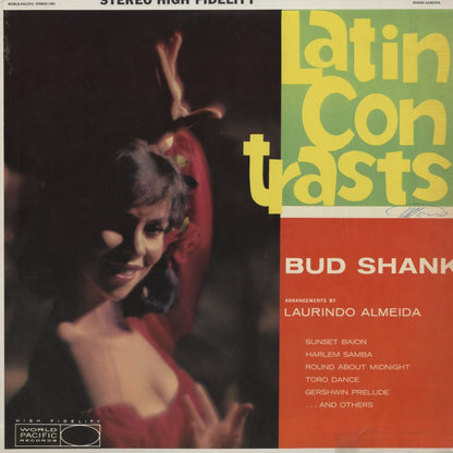 Bud Shank - Latin Contrasts (1281) LP 1959 US World Pacific｜中古LP