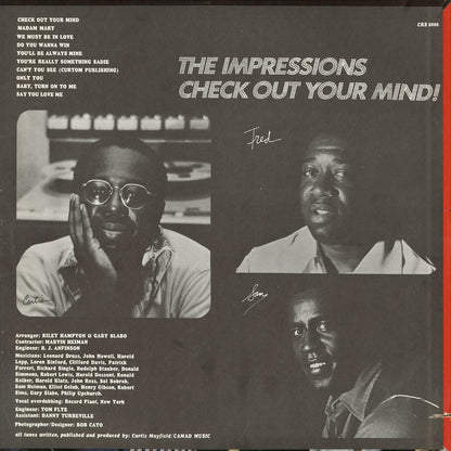 The Impressions - Check Out Your Mind! (CRS 8006) 1970 US Curtom｜中古LP