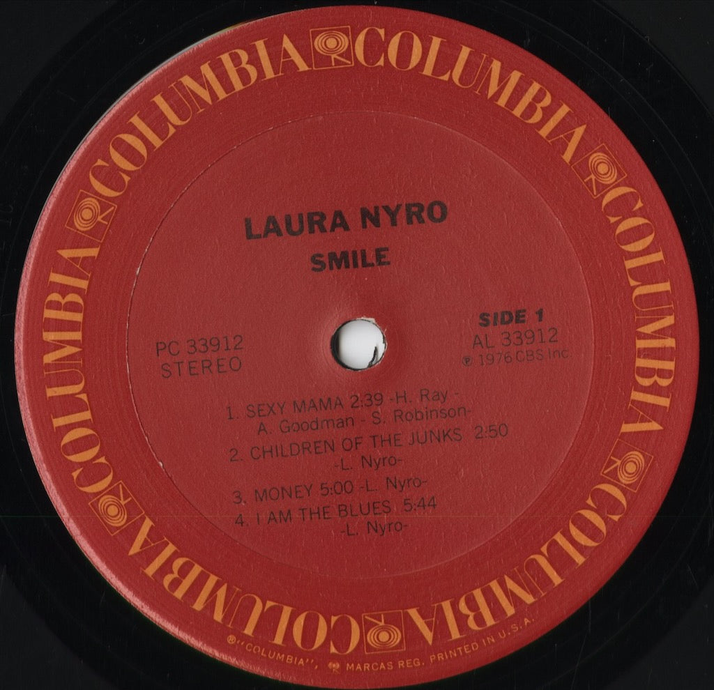 Laura Nyro / Smile (PC 33912) 1976 US Columbia｜中古LP
