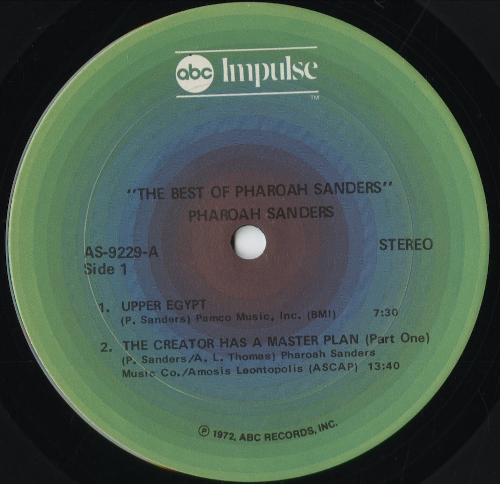 Pharoah Sanders - The Best Of Pharoah Sanders (AS-9229) 1975 US Impulse｜中古LP