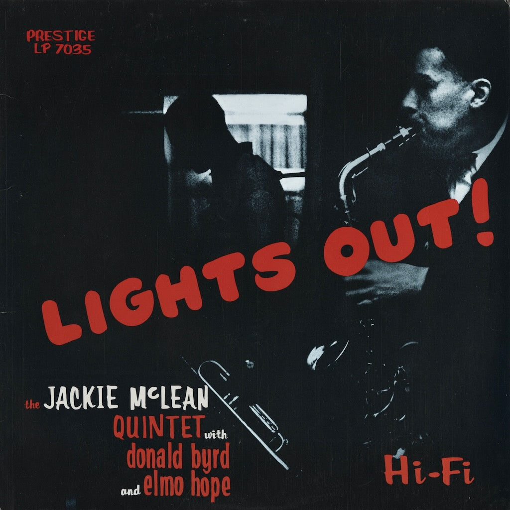 Jackie McLean Lights Out OJC-426 LP 1990 USA Prestige Original Jazz Classics