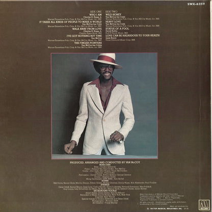 David Ruffin - Who I Am (SWX-6259) 1975 JPN Tamla Motown｜中古LP