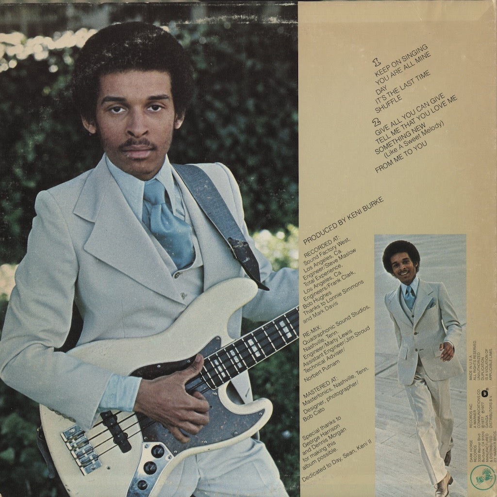 Keni Burke - Keni Burke (DH 3022) LP 1977 US Dark Horse｜中古LP