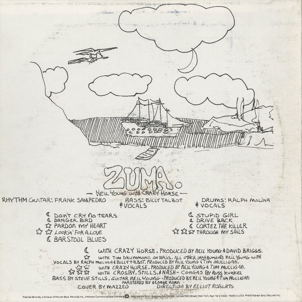 Neil Young - Zuma (MS 2242) 1975 US Reprise｜中古LP