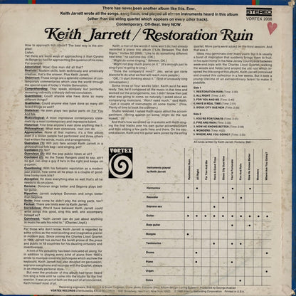 Keith Jarrett / キース・ジャレット / Restoration Ruin (2008)
