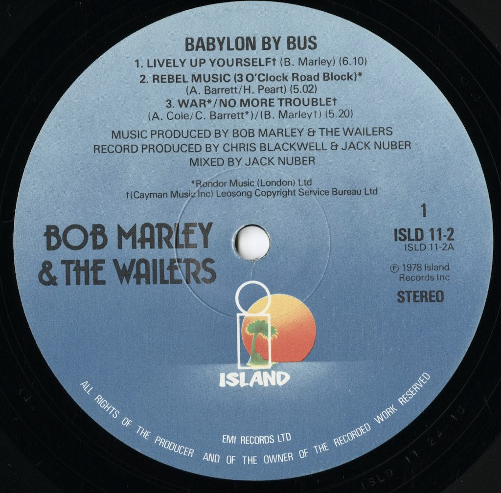 Bob Marley & The Wailers / ボブ・マーリー・アンド・ザ・ウェイラーズ / Babylon By Bus (ISLD 11)