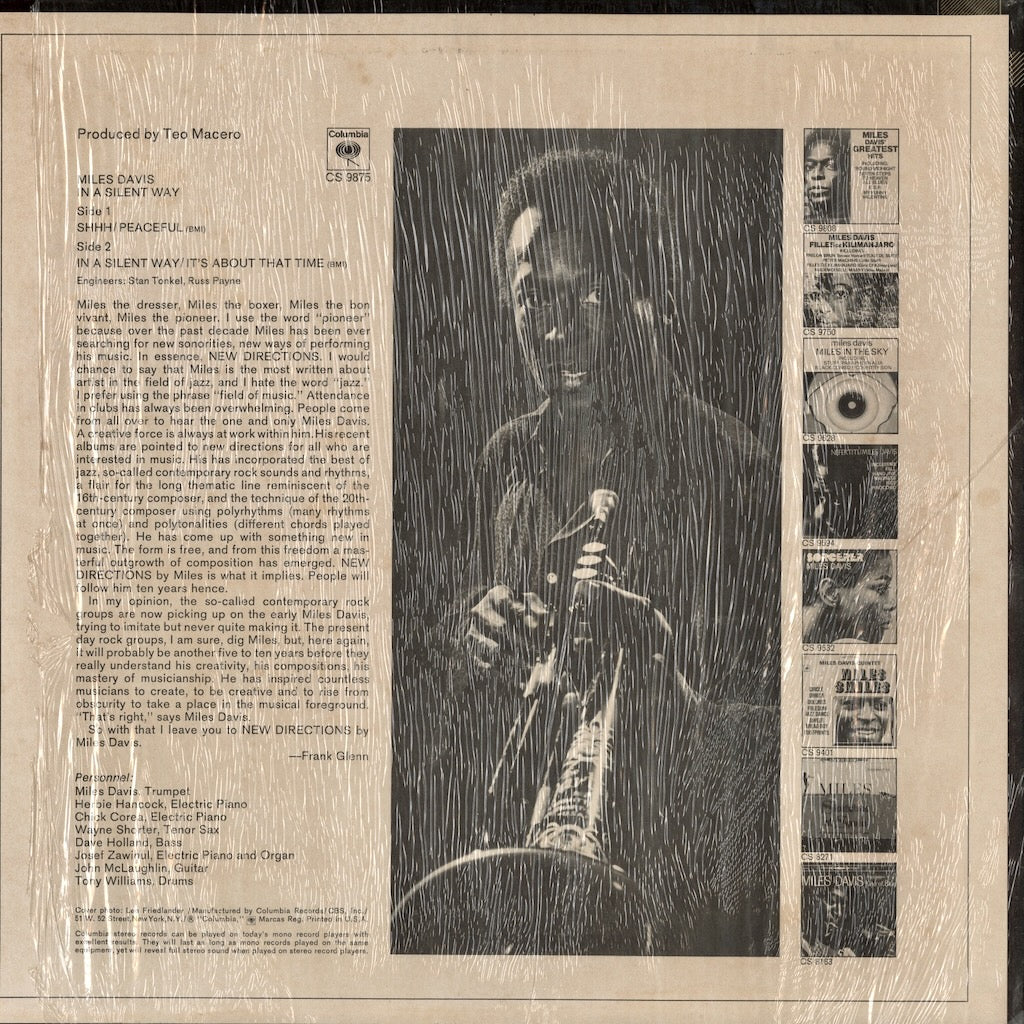 Miles Davis / マイルス・デイヴィス / In A Silent Way (CS 9875)