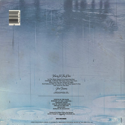 Joe Sample - Voices In The Rain (VIM-6244) 1981 JPN MCA｜中古LP