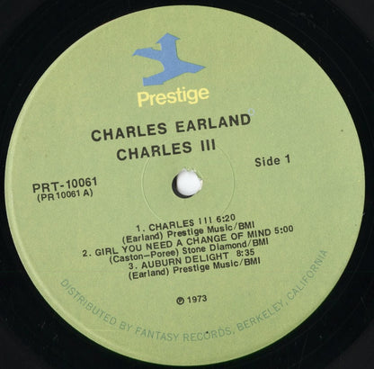 Charles Earland - Charles III (PRT 10061) 1973 US Prestige｜中古LP