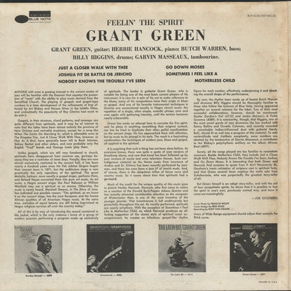 Grant Green / グラント・グリーン / Feelin' The Spirit (BST84132) 1977 US Blue Note