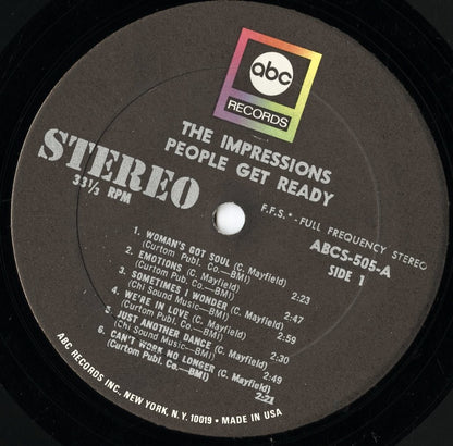 The Impressions / インプレッションズ / People Get Ready (ABCS-505)