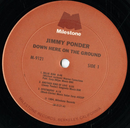 Jimmy Ponder / ジミー・ポンダー / Down Here On The Ground (M-9121)