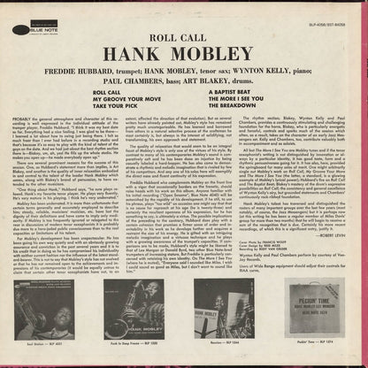 Hank Mobley - Roll Call (BST-84058) 1973 US Blue Note｜中古LP