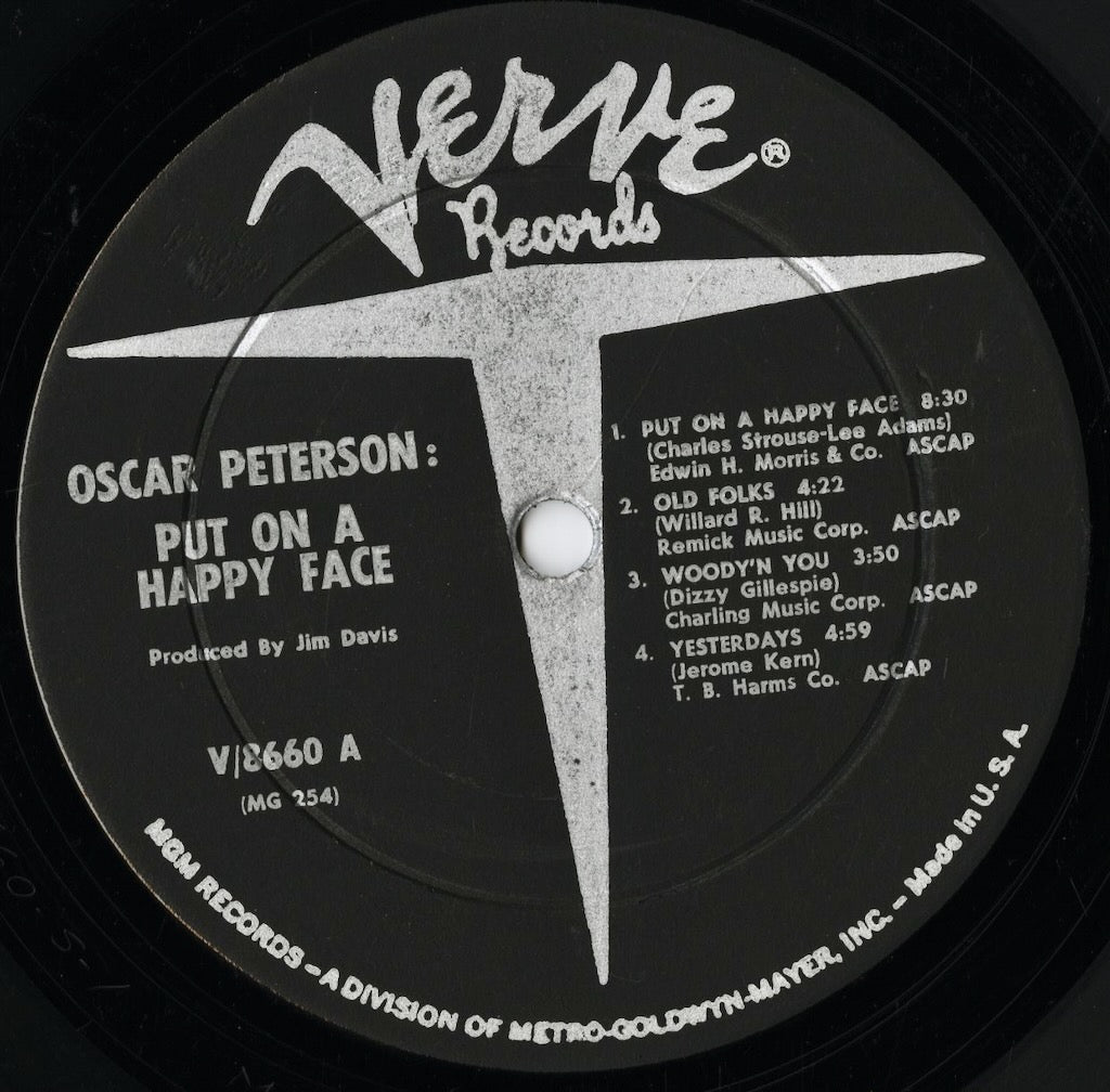 Oscar Peterson / オスカー・ピーターソン / Put On A Happy Face (V-8660)