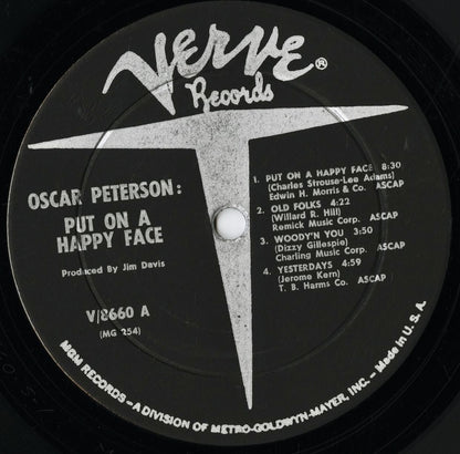 Oscar Peterson / オスカー・ピーターソン / Put On A Happy Face (V-8660)