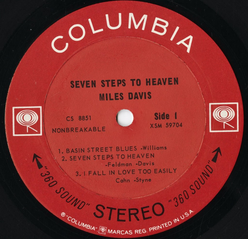 Miles Davis - Seven Steps To Heaven (CS-8851) 1963 US Columbia｜中古LP