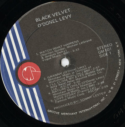 O'Donel Levy - Black Velvet (GM 501) LP 1974 US Groove Merchant｜中古LP