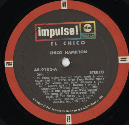 Chico Hamilton - El Chico (AS-9102) 1967 US Impulse｜中古LP