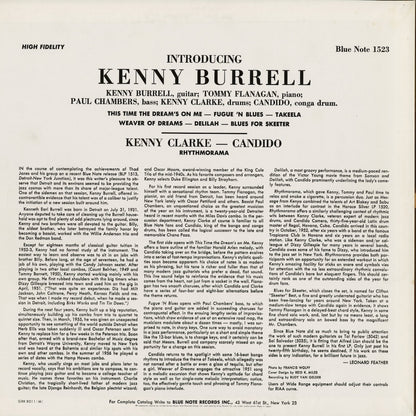 Kenny Burrell - Introducing (GXK 8011(M)) 1977 JPN Blue Note｜中古LP