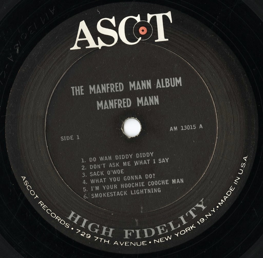 Manfred Mann - The Manfred Mann Album (AM 13015) LP 1964 US ASCOT｜中古LP