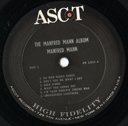 Manfred Mann - The Manfred Mann Album (AM 13015) LP 1964 US ASCOT｜中古LP