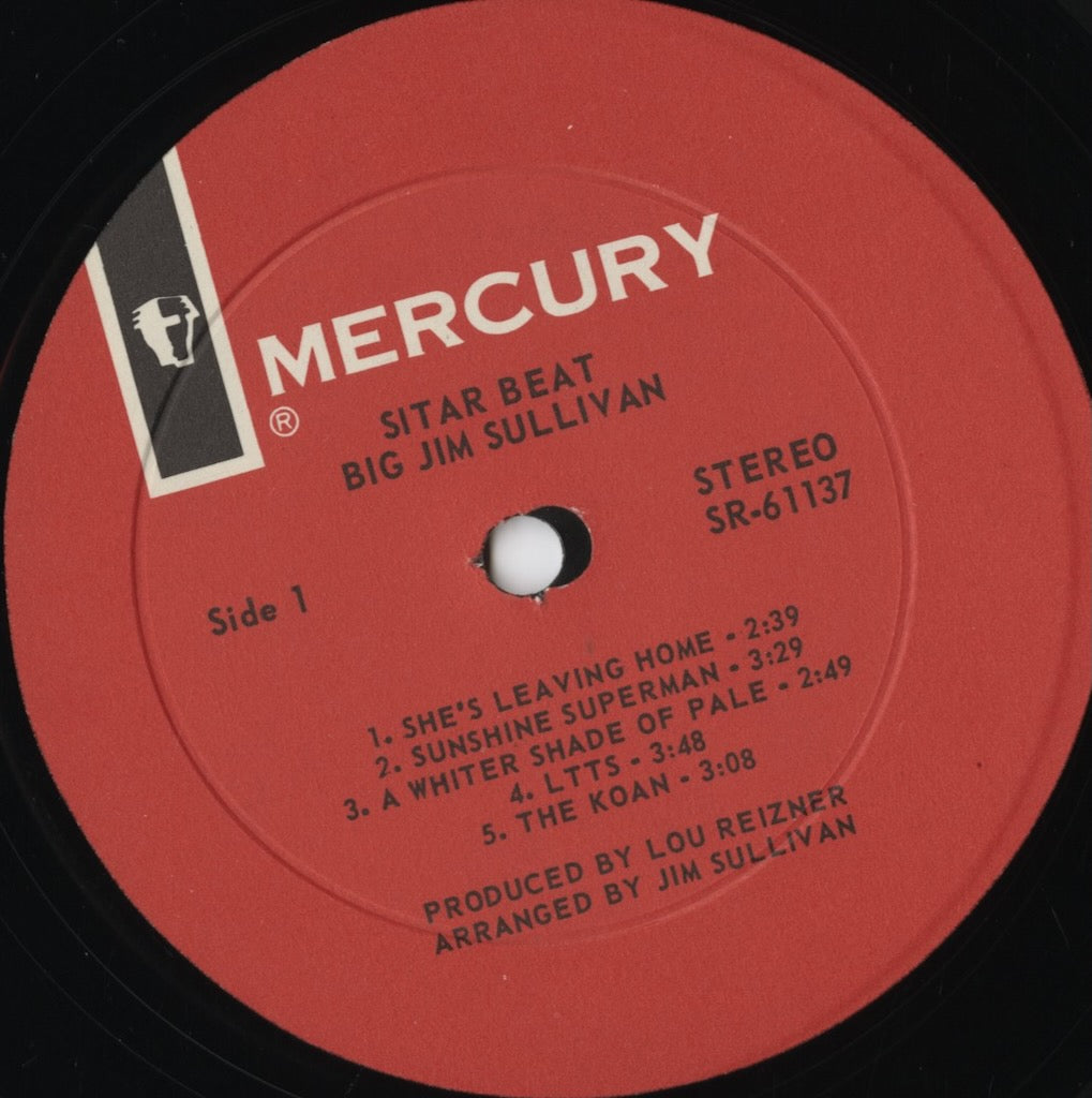 Big Jim Sullivan - Sitar Beat (SR-61137) LP 1968 US Mercury｜中古LP