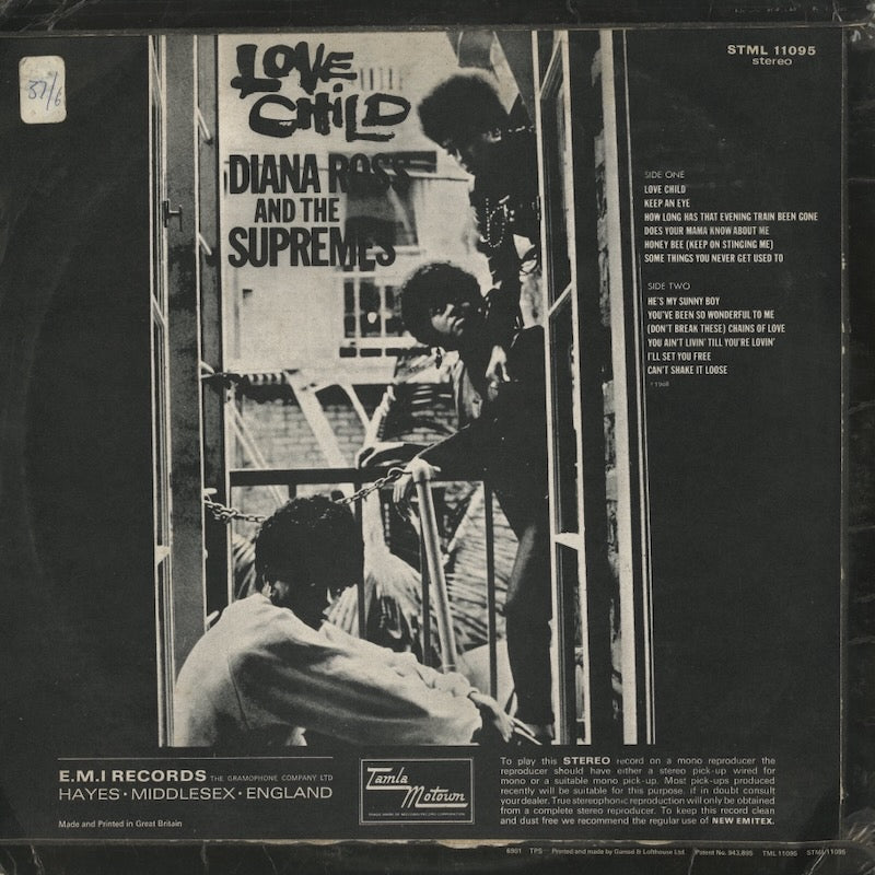 The Supremes / ダイアナ・ロス＆シュプリームス / Love Child (STML. 11095)