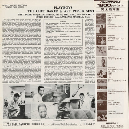 Chet Baker & Art Pepper - Playboys (GXF 3103(M)) 1978 JPN Pacific Jazz｜中古LP