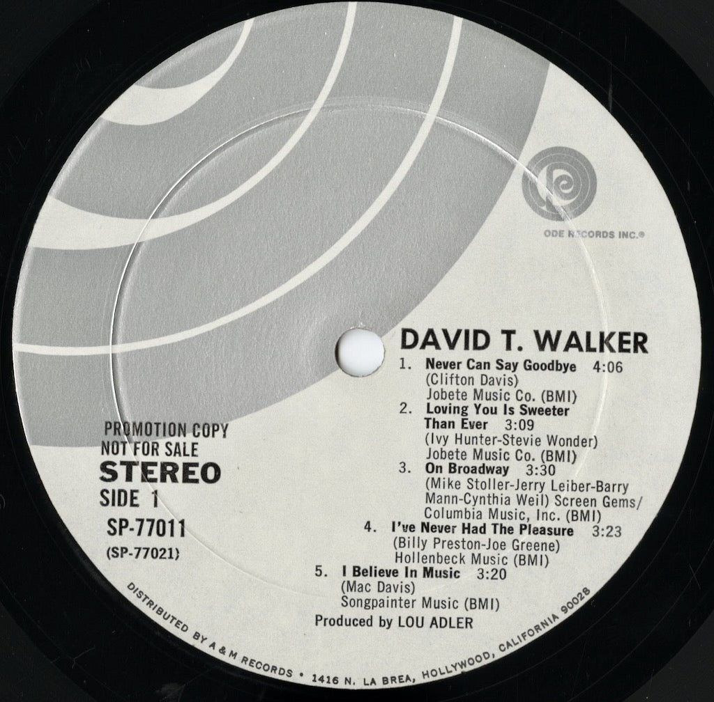 David T. Walker / デヴィッド・Ｔ・ウォーカー / David T. Walker (SP 77011)
