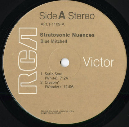 Blue Mitchell - Stratosonic Nuances (APL1-1109) 1975 US RCA｜中古LP