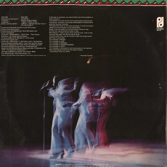 The O'Jays - Message In The Music (PZ 34245) 1976 US Philadelphia International｜中古LP