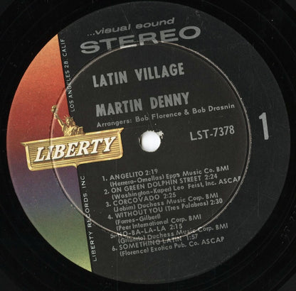 Martin Denny - Latin Village (LST-7378) 1964 US Liberty STEREO｜中古LP