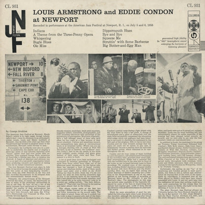 Louis Armstrong - Eddie Condon / ルイ・アームストロング　エディ・コンドン / At Newport (CL 931)