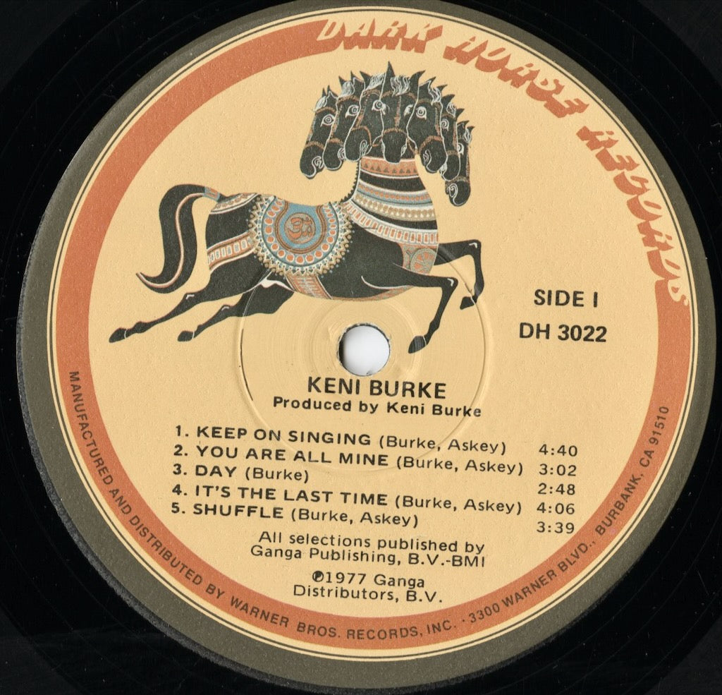 Keni Burke - Keni Burke (DH 3022) LP 1977 US Dark Horse｜中古LP