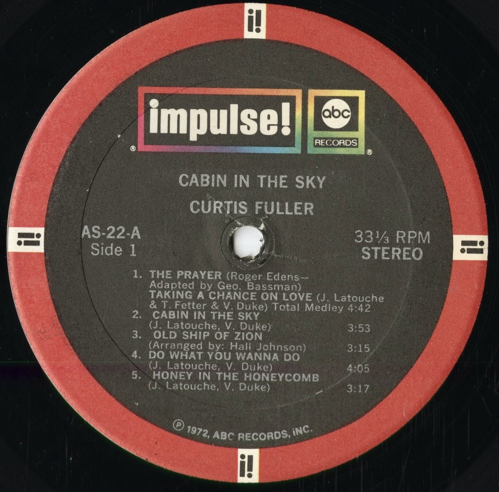 Curtis Fuller - Cabin In The Sky (AS-22) 1972 US Impulse｜中古LP
