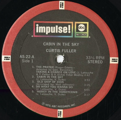 Curtis Fuller - Cabin In The Sky (AS-22) 1972 US Impulse｜中古LP