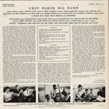Chet Baker / チェット・ベイカー / Chet Baker Big Band (GXF-3031M)